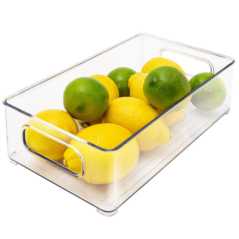 Arctic clear plastic storage bins – L260mm (4 pack)