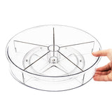 Arctic Turntable Lazy Susan - Single Tier with Dividers Large