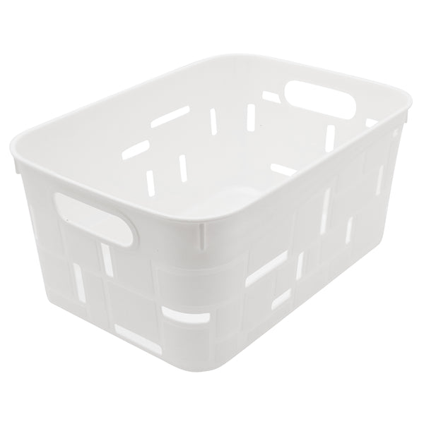 Snow plastic organizer bins - (4 pack)
