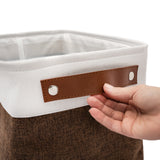 Pyramid fabric storage basket (3 pack)