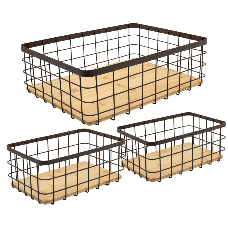 Nest wire storage basket