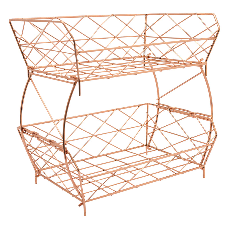 The Louvre 2-tier wire fruit basket