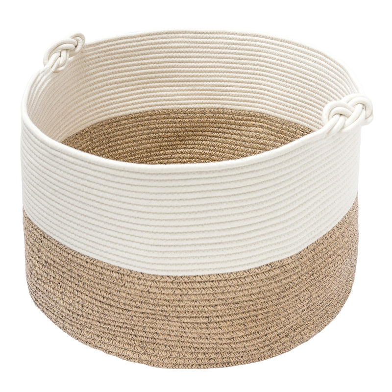 Zen cotton rope storage basket