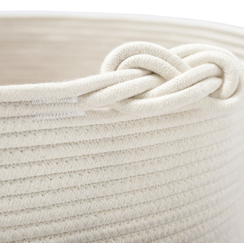 Zen cotton rope storage basket