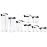 Arctic sealed dry food containers (8pc set)