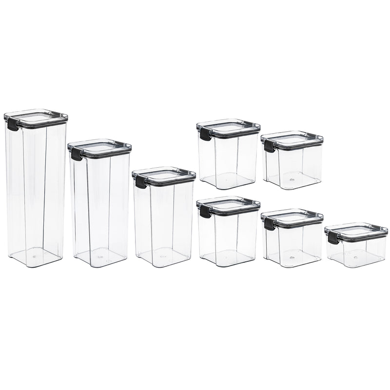 Arctic sealed dry food containers (8pc set)