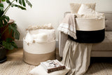 Zen cotton rope storage basket