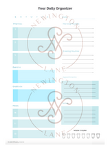 Daily Planner Printable